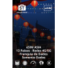 eSIM ASIA Franquia de dados 4g/5g Somente Dados